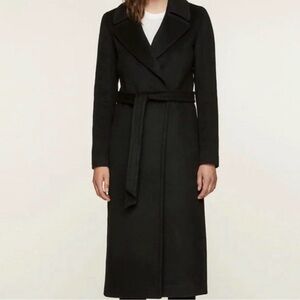 Soia & Kyo Adelaida Black Wool Coat